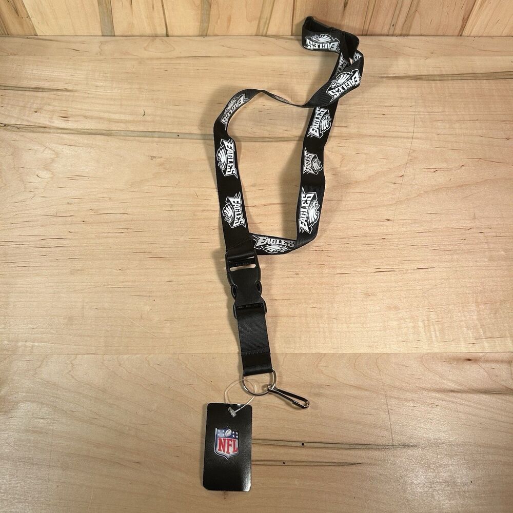 Philadelphia Eagles NFL Official Black Lanyard